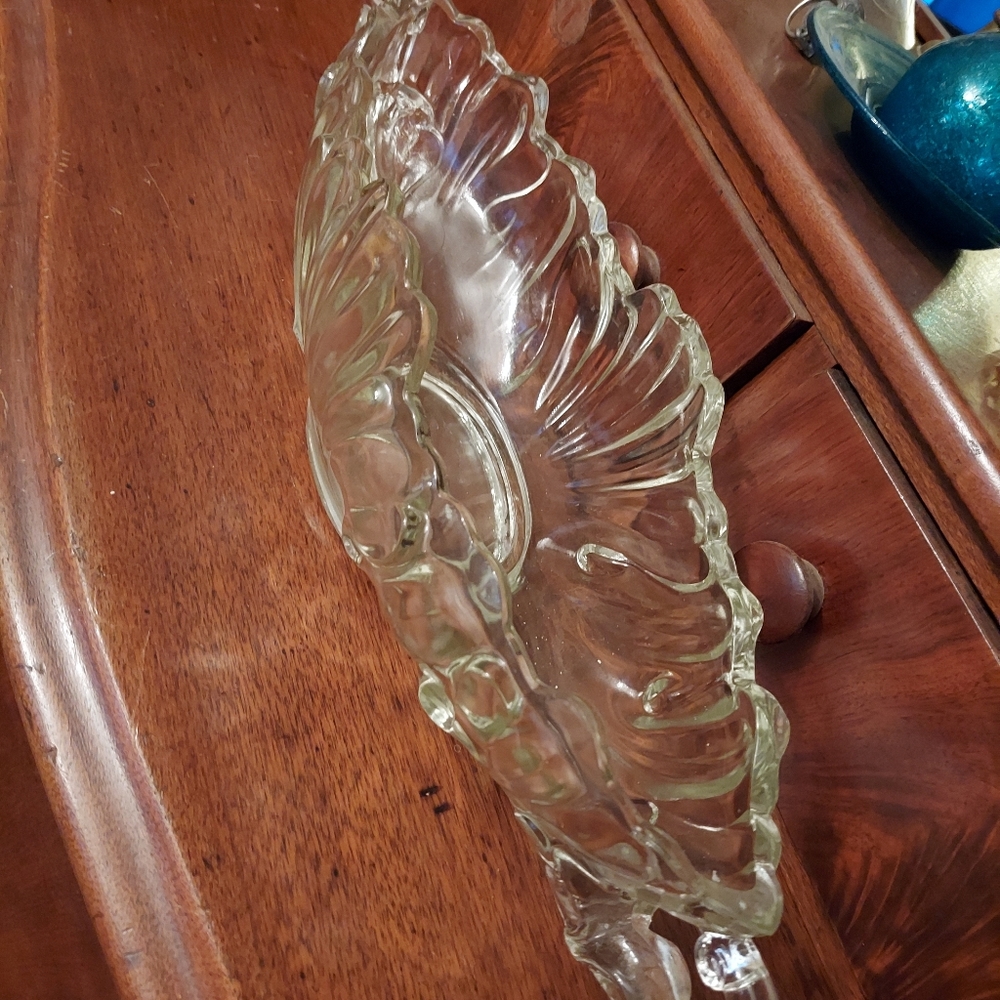 Vintage Jeanette Glass Gondola Bowl - Large